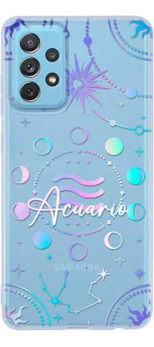 Funda Para Galaxy Uso Rudo Para Mujer Signo Zodiaco Acuario