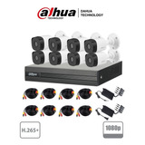 Kit 8 Camaras 1080p Kit De Videovigilancia Dahua Cooper