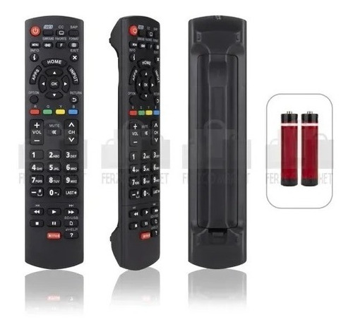 Control Remoto Pantalla Panasonic Netflix Smart Tv Led Lcd