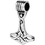Aeravida Celtic Knot Thor's Norse Hammer Mjolnir Colgante De