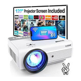 Proyector Wifi Bluetooth Nativo 1080p, Visoud