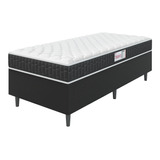 Cama Box Colchão Solteiro Espuma D33 88cm Toronto Até 120kg