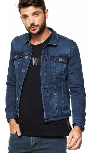 Campera Jean Hombre Azul Talles Amplios Del S Al Xxl Envios