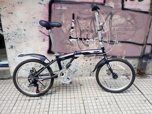 Bici Stark Plegable R20 Aluminio, Frenos A Disco.