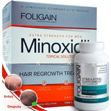 Minoxidil 5% Formula Original + Foligain Tabs 60 Caps