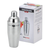 Coqueteleira De Aço Inox 550ml Para Bartender Profissional Cor Cinza