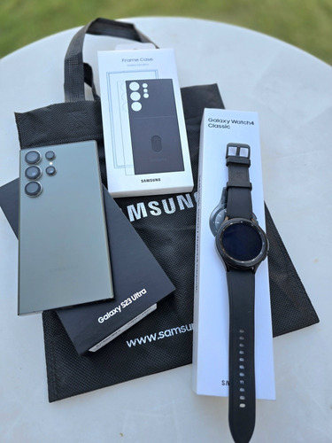Combo Samsung S23 Ultra 512gb + Reloj Samsung Gear S4 46mm 