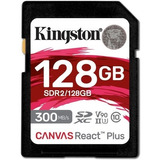 Cartão Memória Kingston Sd Xc 128gb Reac Plus 300mb/s Uhs-ii