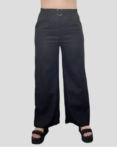 Pantalon De Mujer Lino Palazzo