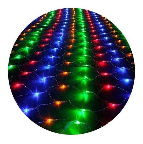 Luces En Red Led Multicolor 150x150cm : El Rey De La Navidad