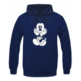 Blusa Moletom Mickey Mouse Desenho Ótima Qualidade C/ Capuz