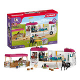 Schleich Horse Club - Transportador De Caballos, Juego De 22