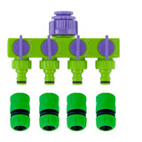 Derivação 4 Saídas Para Torneira C/ 04 Engate Rápido 1/2
