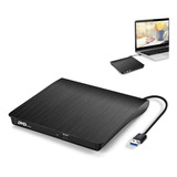 Gravador Cd/dvd Externo Usb 3.0 Slim Mac Note Ultrabook Pc