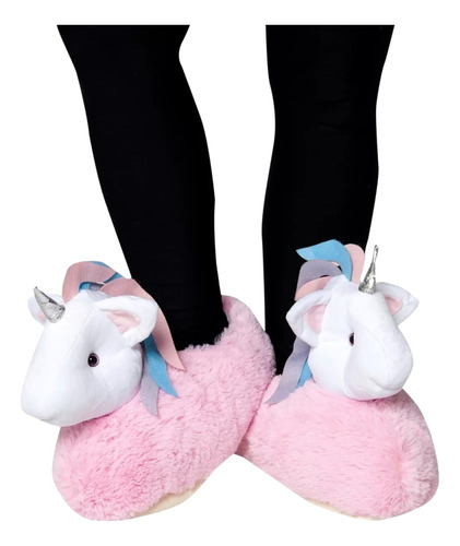 Pantufa Unicórnio Infantil Pelúcia Lançamento P - M - G