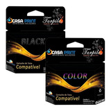 Kit 2 Cartuchos Compatível Com Hp 60xl Black Cc641wb Cc644w