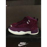 Tenis Jordán Retro 12 Bordeaux Talla 28cm 