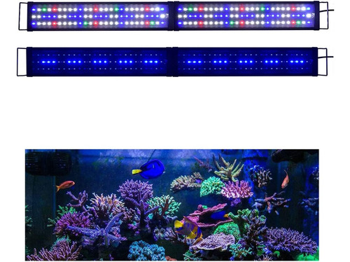 Luz Led De Acuario Mejorada De Espectro Completo De 48 Prh