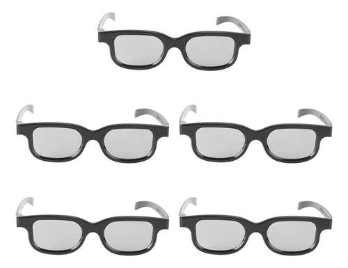5 Pares De Gafas De Lentes Polarizadas Circulares Pasivas 3d