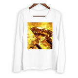 Remera Mujer Ml Oro Gold Barra Lingotes Dinero Dorado P1