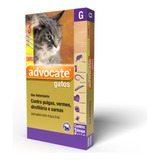 Combo Advocate Gatos 4 À 8kg 3 Bisnagas 0,8 Ml