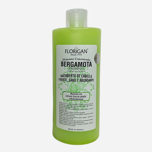 Shampoo Bergamota Concentrado 1lt. Florigan®