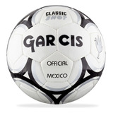 Balón Garcis Fútbol - Classic Shot Pro - Oficial Fmf 90s Blanco
