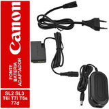 Fonte Ack-e18 Adaptador Ac P/ Canon Sl2 Sl3 T6i T6s T7i 77d