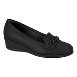 Sapato Mocassim Feminino Salto Anabela Modare - 7392103