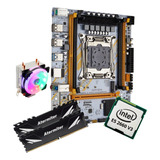 Kit Gamer Placa Mãe X99 Qiyida Ed4 Xeon E5 2660 V3 64gb Cool