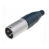 30 - Plug Xlr Macho Amphenol Conector Canon Ac3mm