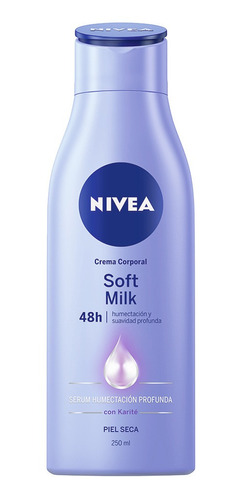 Nivea Body Soft Milk X250 Piel Seca 