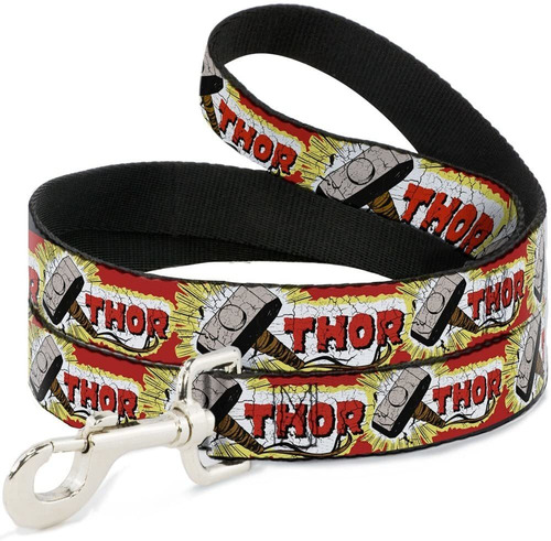  Dog Leash Thor Hammer Red Yellow White  Feet Long . In...