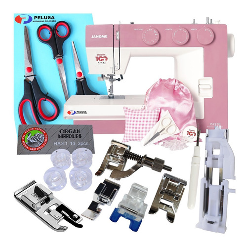 Janome 1522 Pg Semi Industrial +tijeras 3años Gtía + Regalos