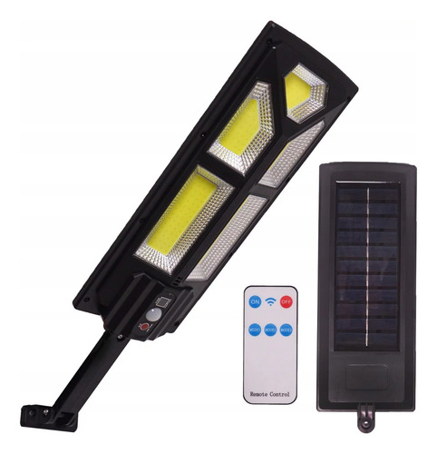 Reflector Luz Panel Solar Exterior  Control Soporte 182 Leds