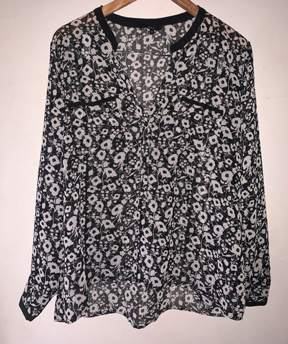 Blusa Kill De Gasa Manga Larga Talle 46 Mujer 