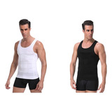 2 Pcs Playera Tipo Faja De Compresión For Hombre