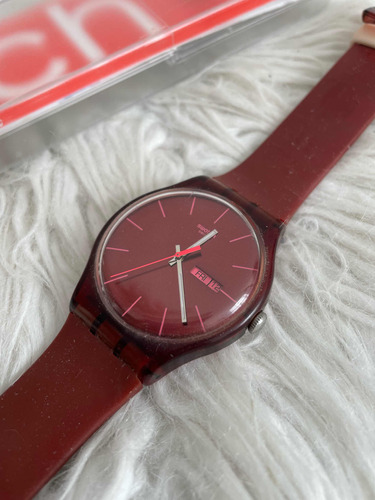 Reloj Swatch Bordo