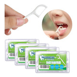 Palillo Hilo Seda Dental Flosser Limpieza Interdental 200pcs