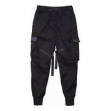 Pantalón Deportivo Táctico Cyberpunk Techwear De Moda Japone