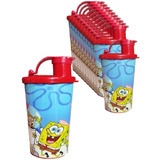 Botilito Sorpresa Bob Esponja X6 Termo Fiesta Infantil