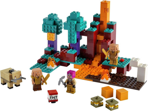 Lego Minecraft The Warped Forest 21168 El Bosque Deformado