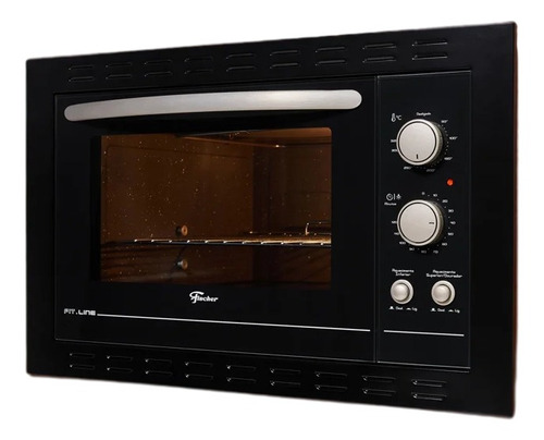 Forno De Embutir Elétrico Fischer Fit Line 44l Preto 220v