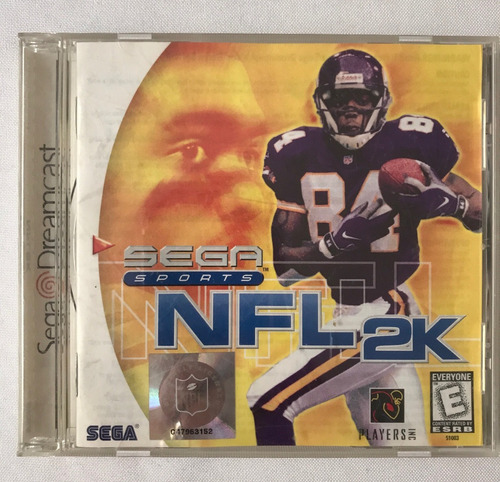 Nfl 2k Sega Dreamcast Disco Semi Nfl2k Sports Randy Moss