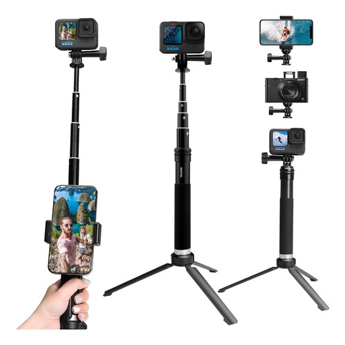 Selfie Stick Para Gopro Hero 11 10 9 8 7 6 5 4 Mini Max Sess