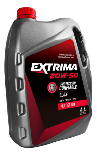 Lubricante Mineral Extrima 20w50 4lts Extrima