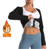 Chaleco Para Sudar Mujer Playera Sauna Mujer Con Cremallera