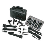 Set De Microfonos Bateria Peavey Pvm Dms Kit 5 C Cable Sale%