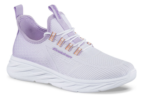 Tenis Kenter Blanco-lila Para Mujer Croydon