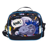 Talbot 5609sur Lunchera Termica Infantil Escolar Diseño Dino Rawr Color Negro